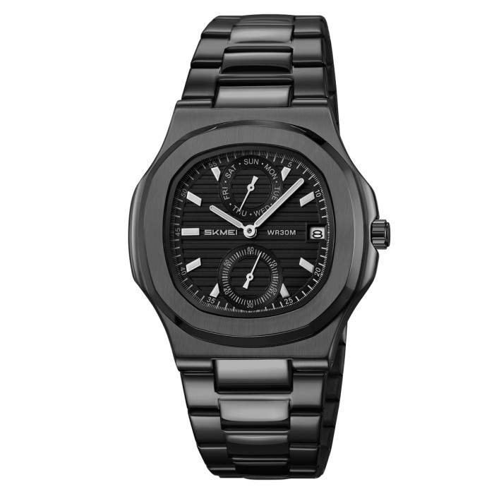 Наручний годинник Skmei 2423BK Black - ідеальний вибір для стильних чоловіків