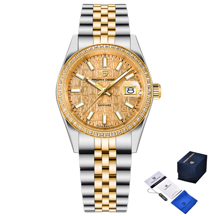 Наручний годинник Pagani Design PD-1794M Silver-Gold-Gold