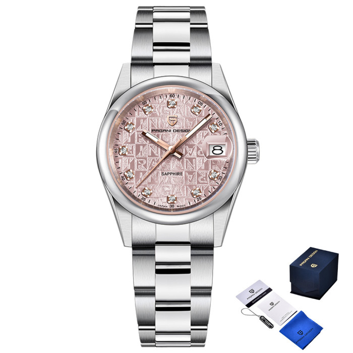 Наручний годинник Pagani Design PD-1794L Silver-Pink