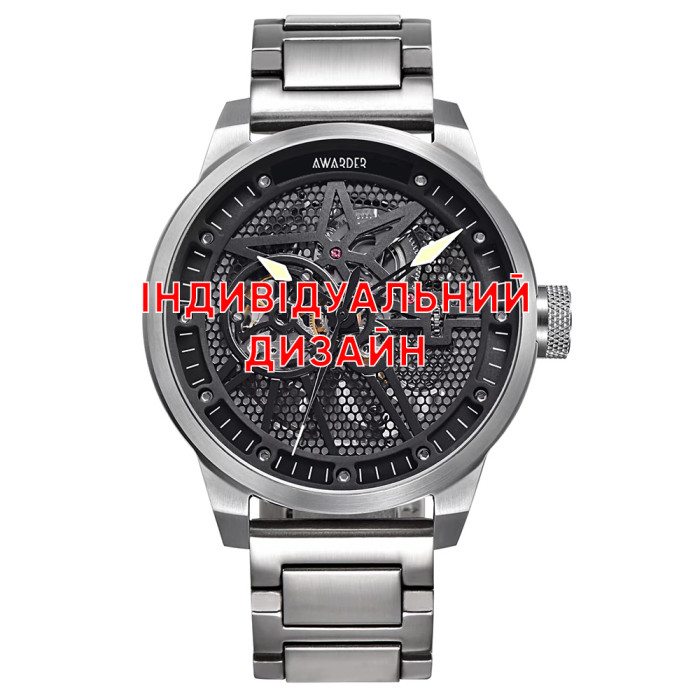 Годинник Awarder 058 Black-Red Steel - Стиль та Функціональність