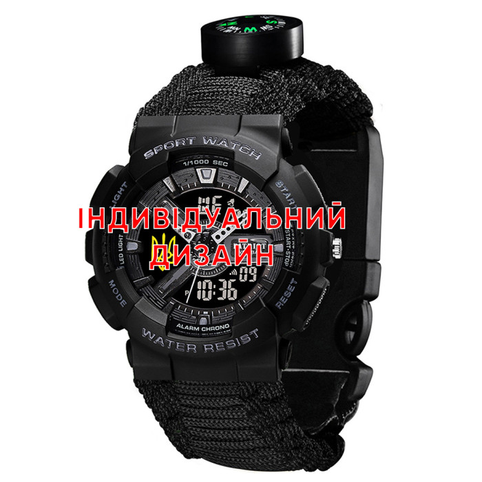 Годинник Awarder 005P Black BK – Спортивний стиль