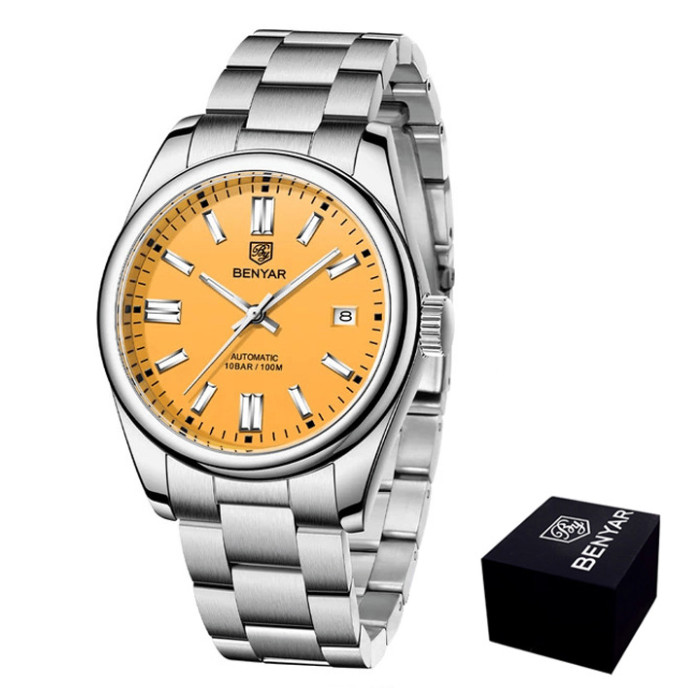 Наручний годинник Benyar BY-5185 Yellow – елегантність і стиль