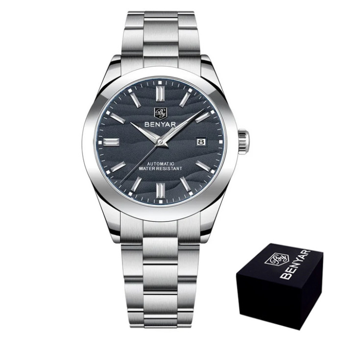Чоловічі наручні годинники Benyar BY-5208 Black