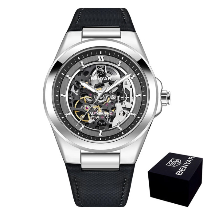 Годинник Benyar BY-5207 Black-Silver-Gray: Стиль і Функціональність