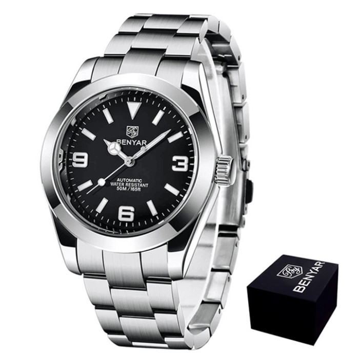 Чоловічий годинник Benyar BY-5177 Black – елегантність та стиль