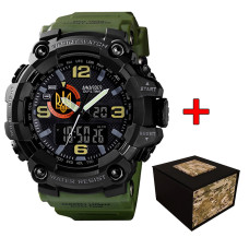 Awarder 002AGUAGD Тризуб золото Зелені + Коробка.