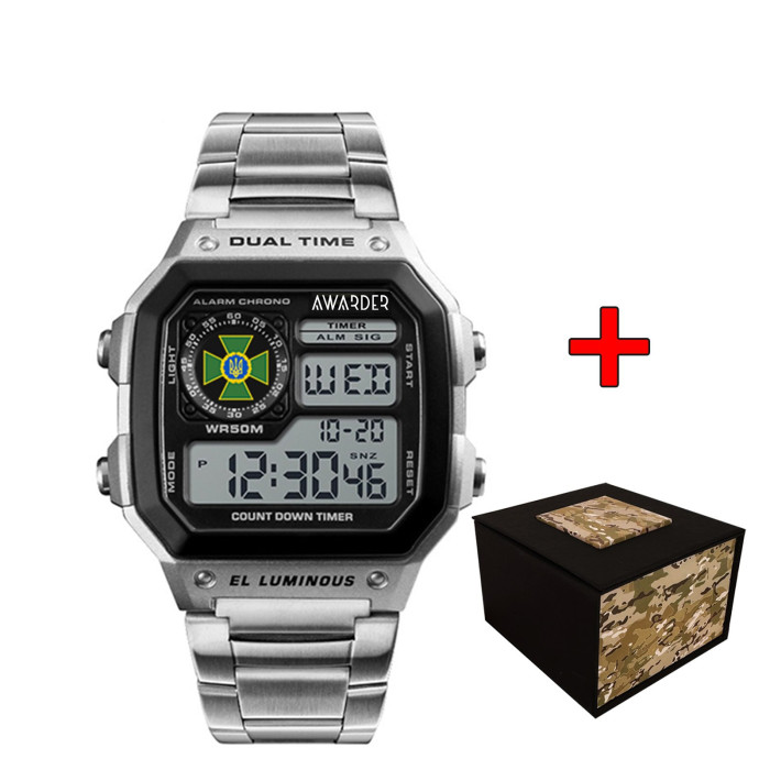 Наручний годинник Awarder 011BKDPS ДПС Срібло