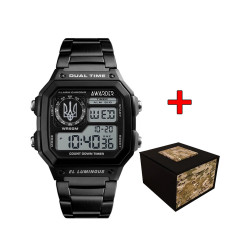 Awarder 011SIUASI Тризуб срібло Чорні + Коробка