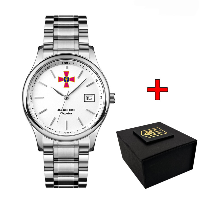 Наручний годинник Awarder 023 ЗСУ Срібло