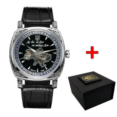 Awarder 021-3D Скелетон Не забуду дім Silver-Black