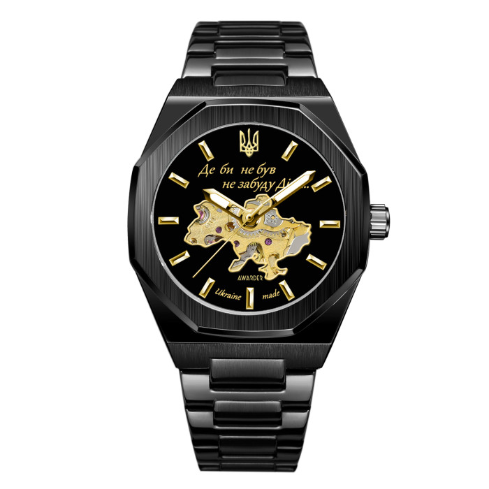 Наручний годинник Awarder 026-3D Black-Gold