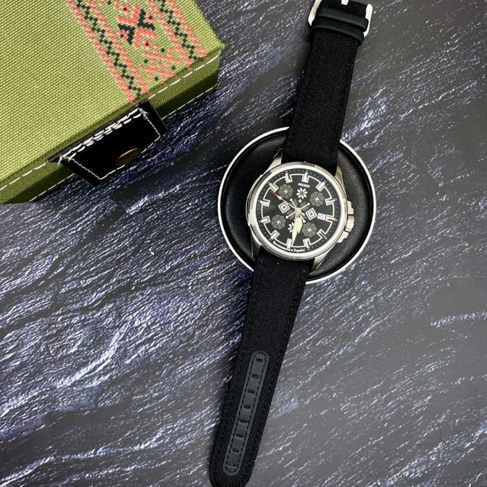  Awarder Embroidery Silver-Army Green Black Automatic 10ATM