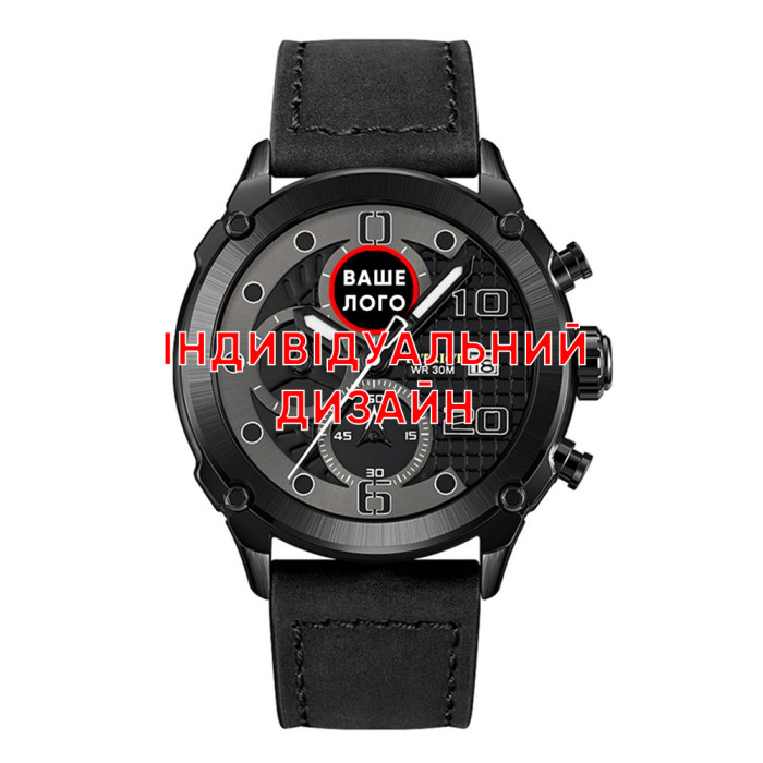 Годинник Awarder 016 All Black - Індивідуальний Дизайн