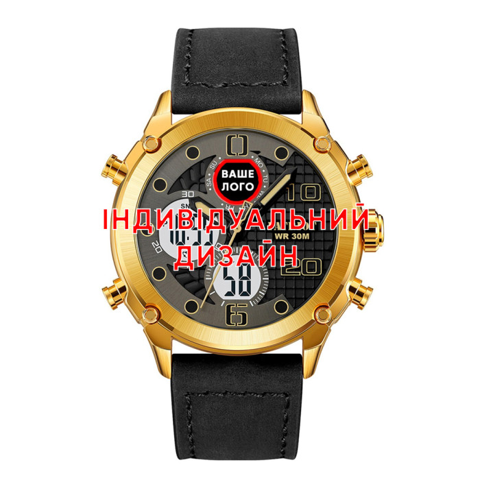 Годинник Awarder 017 Gold-White – Індивідуальний дизайн