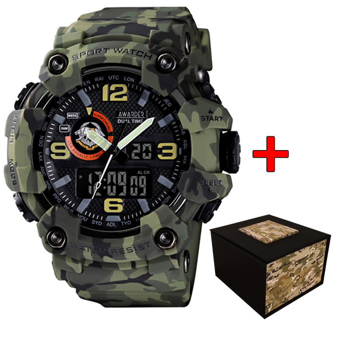 Годинник Awarder 002 ССО Camo Green - Ваш ідеальний спортивний аксесуар