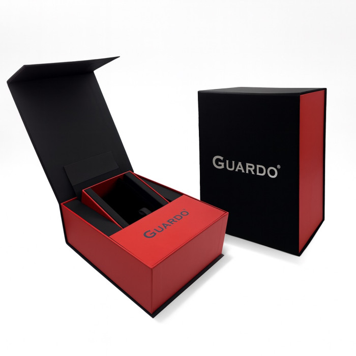 Наручний годинник Guardo Червона-Чорна Коробка