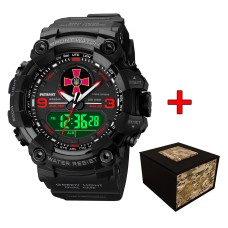 Patriot 001RDZSU ЗСУ Чорні з червоним + Коробка.