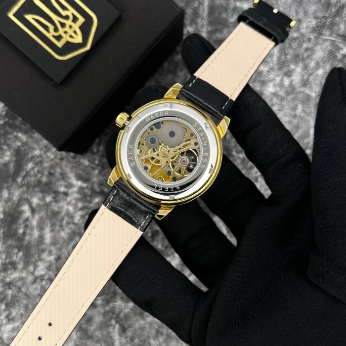 Годинник механічний Patriot 022GDGD Скелетон Героям Слава ЗСУ