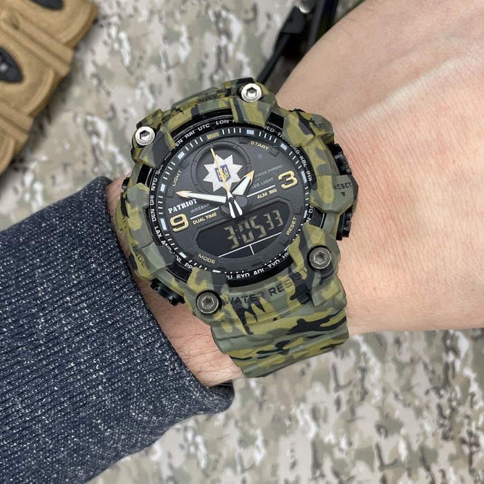 Patriot 001CMGRPO Поліція Зелений камуфляж + Коробка.