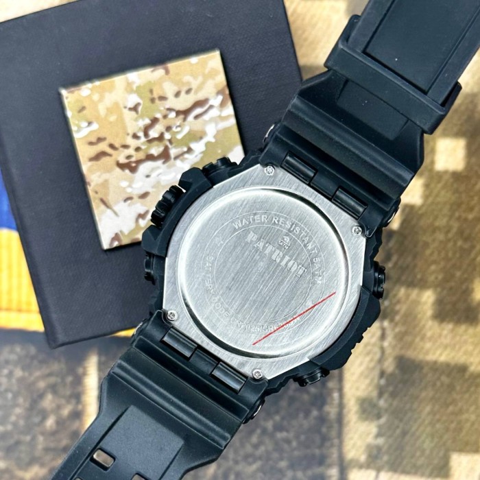 Patriot 002BKUASI Тризуб срібло Чорні + Коробка