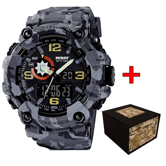 Patriot 002CMGYPO Поліція Сірий камуфляж + Коробка