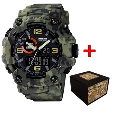 Patriot 002CMGR Ваше лого Зелений камуфляж + Коробка