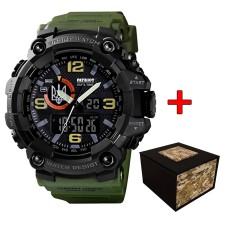 Patriot 002AGUASI Тризуб срібло Зелені + Коробка.