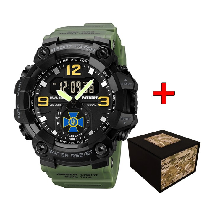 Patriot 003AGSBU СБУ Зелені + Коробка