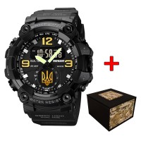 Patriot 003BKUAGD Тризуб золото Чорні + Коробка.