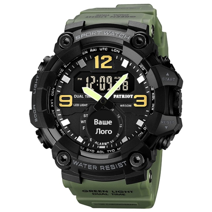 Patriot 003AG Ваше лого Зелені + Коробка