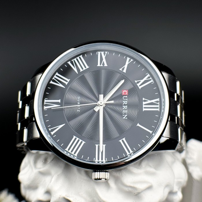 Годинник Curren 8422 Silver-Black - стиль та елегантність