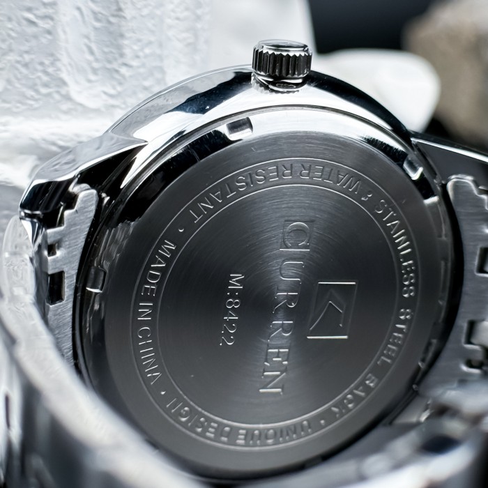 Годинник Curren 8422 Silver-Black - стиль та елегантність