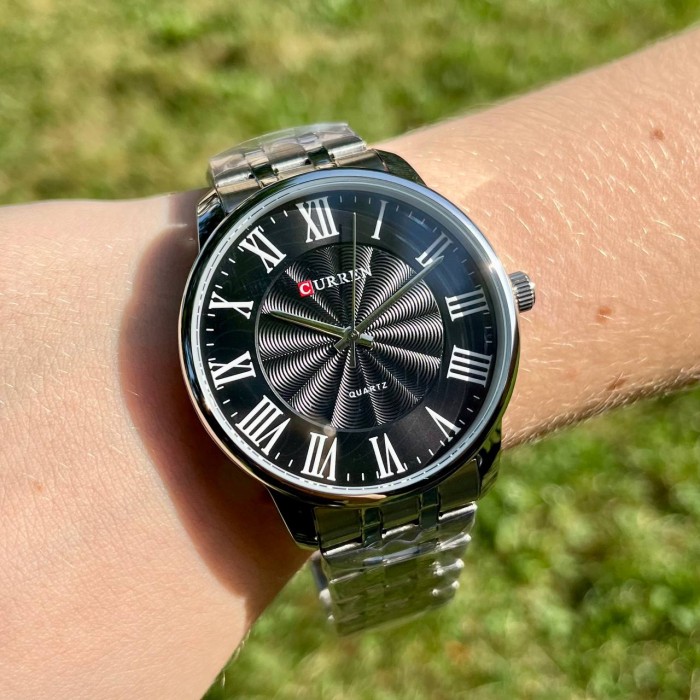 Годинник Curren 8422 Silver-Black - стиль та елегантність