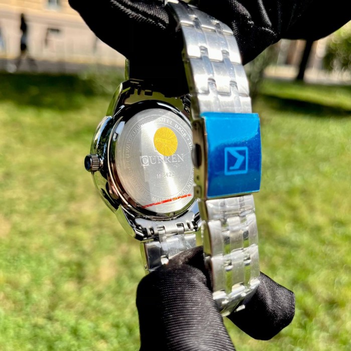 Годинник Curren 8422 Silver-Black - стиль та елегантність