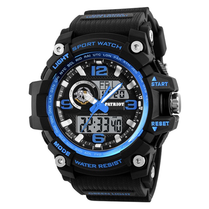 Patriot 012BUBKSSO ССО Чорні з синім + Коробка