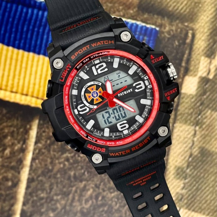 Patriot 012BKRDDSNS ДСНС Чорні з червоним + Коробка