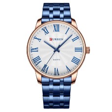 Curren 8422 Blue-Gold-White