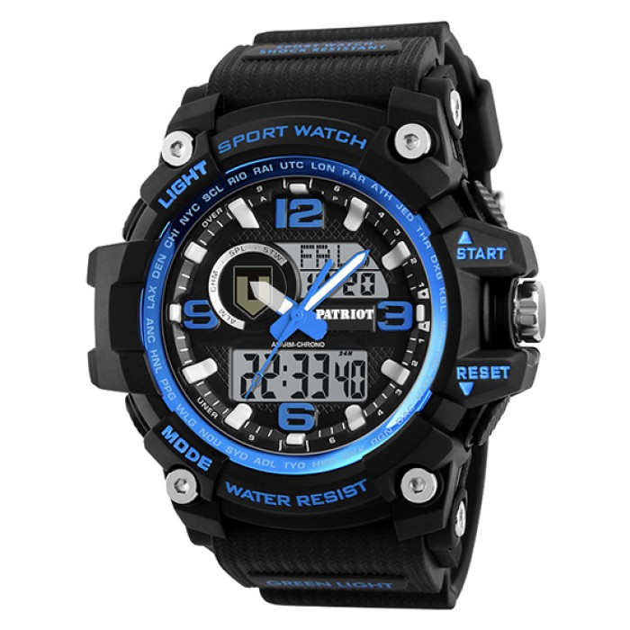 Patriot 012BUBKTRO ТРО Чорні з синім + Коробка