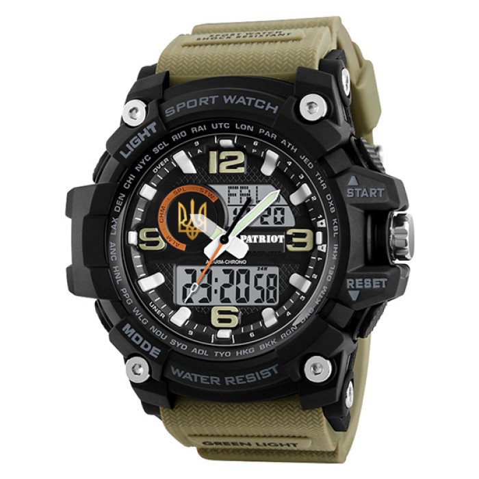 Patriot 012BKKHUAGD Тризуб золото Чорні з хакі + Коробка