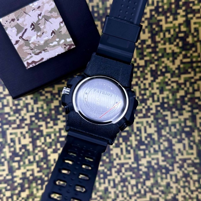 Patriot 012BKRDUAGD Тризуб золото Чорні з червоним + Коробка