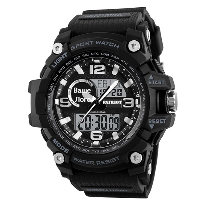 Patriot 012BK Ваше лого Чорні + Коробка.