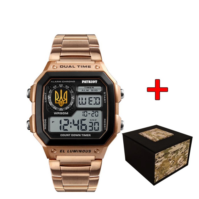 Patriot 011RGUAGD Тризуб золото Рожеве Золото + Коробка.