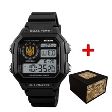 Patriot 010BKUAGD Тризуб золото Чорні + Коробка.