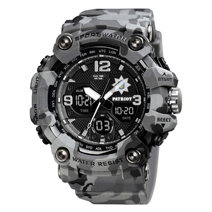 Patriot 006CMGYPO Поліція Сірий камуфляж + Коробка