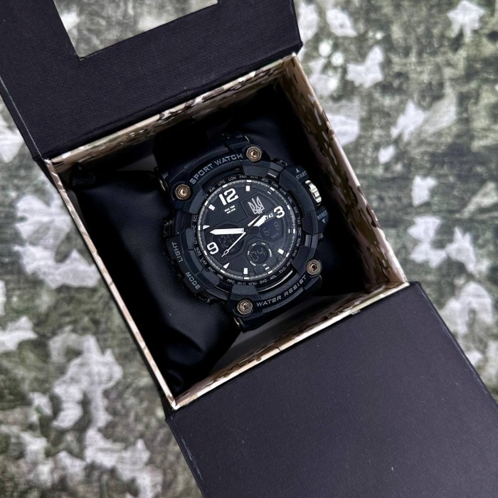 Patriot 006BKUASI Тризуб срібло Чорні + Коробка.