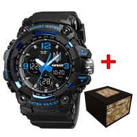 Patriot 006BUUASI Тризуб срібло Чорні з синім + Коробка.