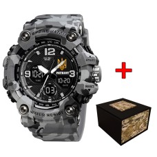 Patriot 006CMGYUAGD Тризуб золото Сірий камуфляж. + Коробка