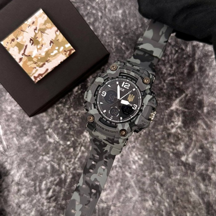 Patriot 006CMGYUAGD Тризуб золото Сірий камуфляж. + Коробка