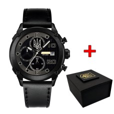 Patriot 016BKBK Тризуб срібло Чорні + Коробка