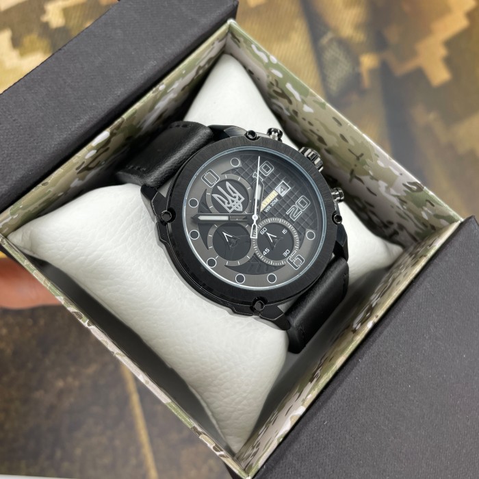 Patriot 016BKBK Тризуб срібло Чорні + Коробка